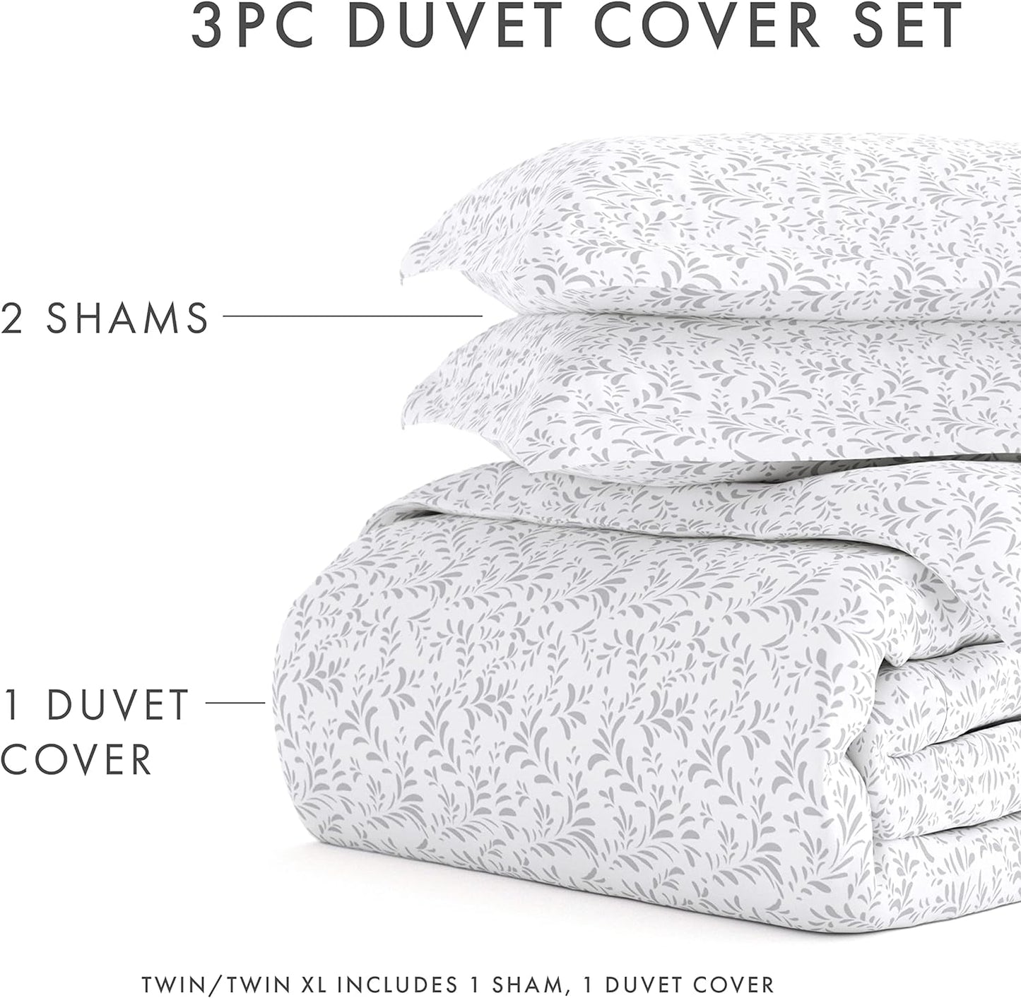 Linen Market Twin Duvet Cover for Twin - Experience Hotel-Like Comfort with Unparalleled Softness, Exquisite Prints & Solid Colors for a Dreamy Bedroom – Duvet Cover Twin Set with 2 Pillow Shams