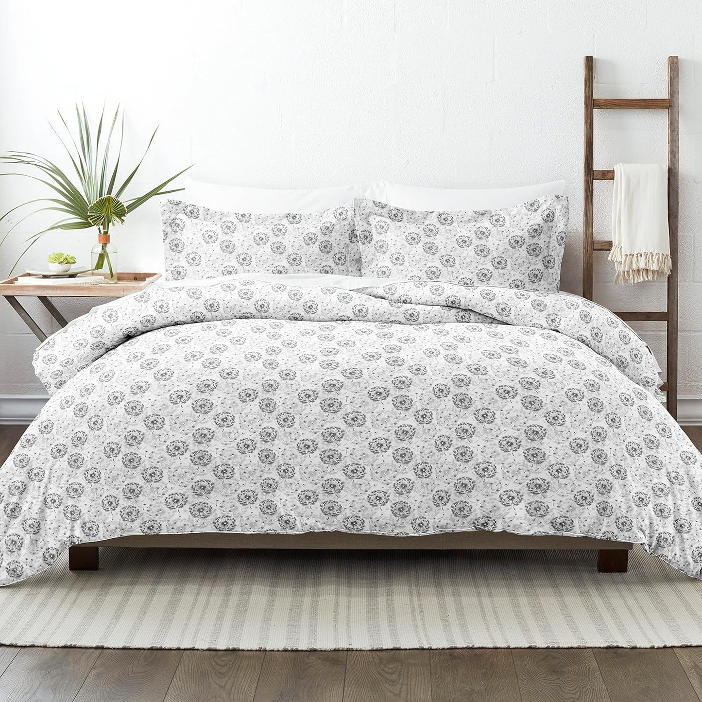 Linen Market Twin Duvet Cover (Light Gray) - Experience Hotel-Like Comfort with Unparalleled Softness, Exquisite Prints & Solid Colors for a Dreamy Bedroom – Duvet Cover Twin Set with 1 Pillow Sham